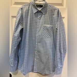 Men's Blue Checkered Shirt